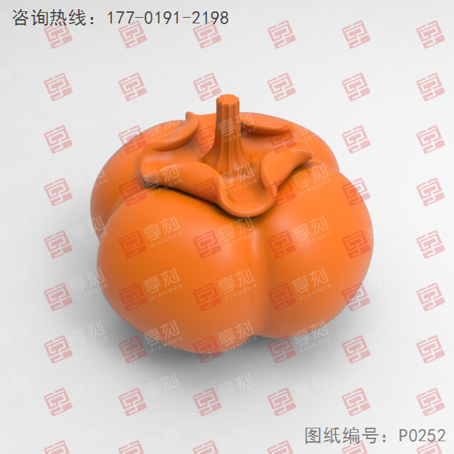 好事柿子擺件工藝品電腦精雕圖_五軸雕刻機(jī)廠家
