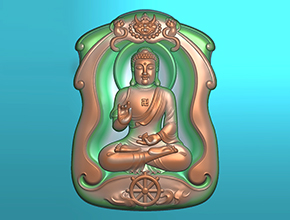 佛系佛祖精雕電腦圖紙_五軸雕刻機廠家