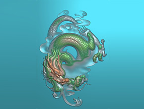 龍牌玉石雕刻電腦圖紙_享刻玉石雕刻機
